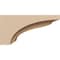 Ekena Millwork 5"W x 10"D x 5"H Wide Helena Rough Cedar Woodgrain TimberThane Corbel, Primed Tan CORUR05X10X05HELRCPR - alternate 3